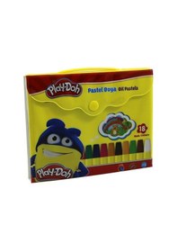 Resim Play-Doh 18 Renk Pastel Boya Çantalı Pa006 