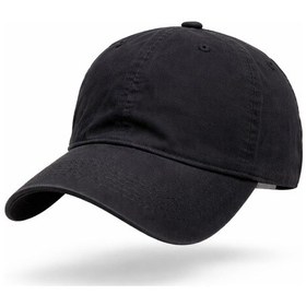 Resim Perlotus Pamuklu Unisex Beyzbol Şapkası, Ayarlanabilir Metal Tokalı 58-60 Cm, 4 Mevsim Günlük Kullanım Şapka, Casual Outdoor Siyah 