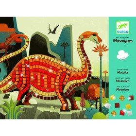 Resim Djeco Mozaik Yapıştırma - Dinosaurs 