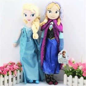 Resim Disney Buz Ülkesi Peluş Oyuncak Elsa Prenses, Anna Prenses Bebek Rag Doll 