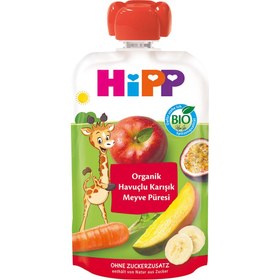 Resim Hipp Organik Havuçlu Karışık Meyve Püresi 100 gr 