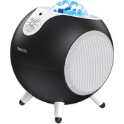 Resim RSK-W22 Starry Sky Serisi Hi-Fi Aurora Lambalı Wireless Bluetooth ses topu bombası 5.2 Hoparlör 10W Recci