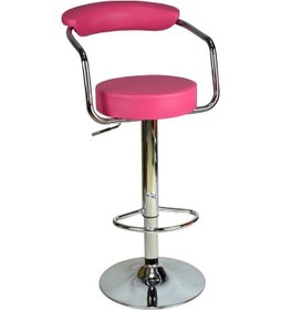 Resim Bürocci Monica Bar Sandalyesi-Pembe-9510Q0120 Çok Renkli 
