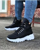 Resim Genel Markalar Wagoon WG07 Siyah Renk Uzun Bağcıklı Bot 