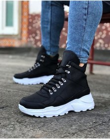 Resim Genel Markalar Wagoon WG07 Siyah Renk Uzun Bağcıklı Bot 