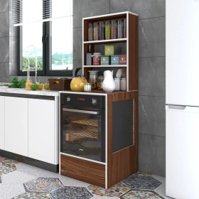 Resim Kenzlife ankastre fırın dolabı nevgece cvz 165*60*56 mutfak eko düz 