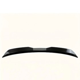 Resim Meridiangoods Black Spoiler Sürüş Stabilitesi Ve Aerodinamik İçin Yapıştırmalı Araç Kanadı Sedan Hatchback Suv 