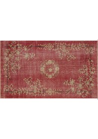 Resim Büyülü İpek Dokusu Eskitme Vintage Halı 156 X 259 Cm 10241 