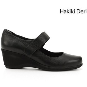 Resim Gönderi R Kadın Siyah Dolgu Taban Hakiki Deri Mary Jane Ayakkabı Gdza13424293 Siyah 