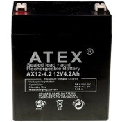 Resim ATEX AX12-4.2 12 VOLT - 4.2 AMPER AKÜ (90 X 70 X 101 MM) 