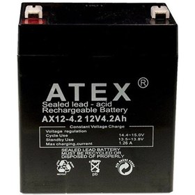 Resim ATEX AX12-4.2 12 VOLT - 4.2 AMPER AKÜ (90 X 70 X 101 MM) 