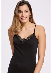 Resim İlke Kadın Güpürlü İp Askılı Atlet 2005 - 6 Adet 001 