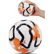 Resim Hentbol Topu Renkli Color Soft Katmanlı Çocuk Mini Futbol Topu No:1 İç Mekan Minik Top F77 Beyaz 