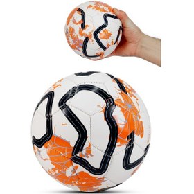 Resim Hentbol Topu Renkli Color Soft Katmanlı Çocuk Mini Futbol Topu No:1 İç Mekan Minik Top F77 Beyaz 