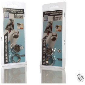 Resim Universal ® Dokunmatik Tek Tuş Su Tasarruf Perlatörü (Tüm Musluklara Uyumlu) 
