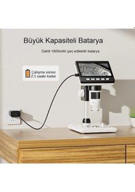 Resim Dijital Mikroskop 1080p Lcd Ekran Usb Hd Mikroskop 50x-1000x 