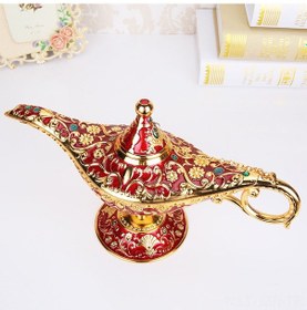 Resim Geeroyoo Antik Stil Alaaddin Lambası: Ev Dekoru İçin Şık Ve Dayanıklı Pirinç İşleme, Rusya Temalı Dilek Feneri 