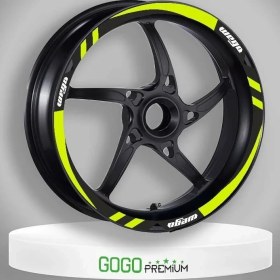 Resim Tvs Wego 110 2012 - 2022 Uyumlu Flo Sarı 1 Set Jant Şeridi 