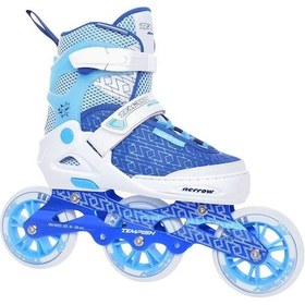 Resim Tempish Nerrow 3 White Ayarlanabilir Fitness Paten Mavi-31-34 Mavi 