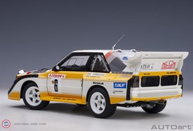 Resim 1:18 Autoart 1986 Audi Sport Quattro S1 Rally Monte Carlo 1986 #6 