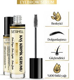 Resim Setamell Organik Besleyici Kaş / Kirpik Güçlendirici Serum 5 ml 