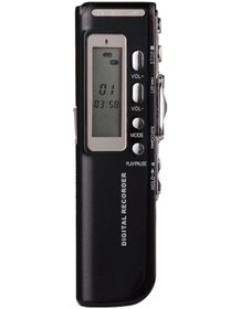 Resim Jeemson 8gb Siyah Dijital Ses Kaydedici - Lcd Ekranlı, Gürültü Azaltma, Konferans/ders/entrevu İçin, 576 Saat Kayıt, Mp3 Çalar 