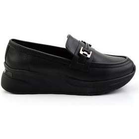Resim Siyah Kadın Loafer Ayakkabı K01179769709 Siyah 