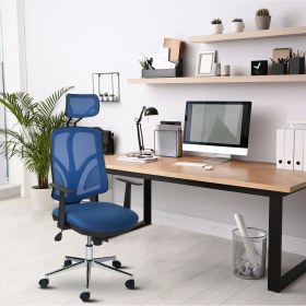 Resim Asbir Mobilya Venedik Plus 50300 Fileli Başlıklı Yönetici Ofis Koltuğu Çalışma Koltuğu 