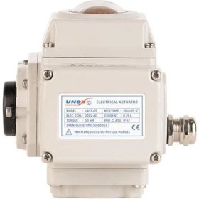 Resim Unox Rotary 24V Dc Elektrikli Aktüatör 600NM 