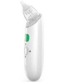 Resim Sones Fy-b202 Bebek Elektrikli Burun Aspiratörü Burun Temizleyici Beyaz 