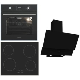 Resim Termikel Ankastre Set (BO O64D5C B + BH B64E1 B + CH C6532C BB) 