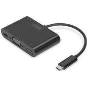 Resim Digitus Da-70854 Usb-C Vga 3 Port Adapter 