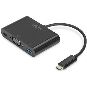 Resim Digitus Da-70854 Usb-C Vga 3 Port Adapter 