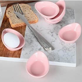Resim STOREMAX Açık Pembe Mini Gondol Çerezlik/Sosluk 8 Cm 6 Adet 236580 