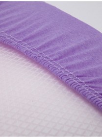 Resim Favora Battal Boy Lastikli Penye Çarşaf - Mor 