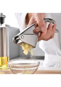 Resim Wondernest Tipi Sarımsak Presi, Paslanmaz Çelik 430 No.1813 Lichen El - Dayanıklı Ve Pratik Mutfak Aleti 