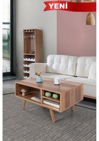 Resim 2037 Venüs Ahşap Ayaklı Orta Sehpa , Söğüt , Salon , Ofis , Oturma Odası Diğer 