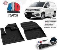 Resim Toyota Proace City 4D Havuzlu Paspas Siyah Ön 2 Parça 2019 ve Sonrası 