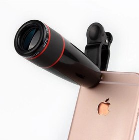 Resim TeknoKesgin Teleskop Telefon Kamera Lensi Mini El Dürbünü 