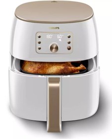 Resim Philips Airfryer XXL Beyaz Gold Premium 7.3 lt Yağsız Fritöz 