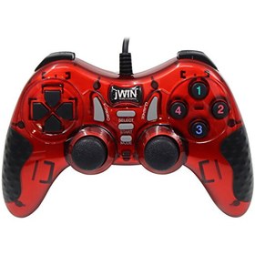 Resim Usb-1245 Dual Shock Kırmızı Gamepad Kırmızı 