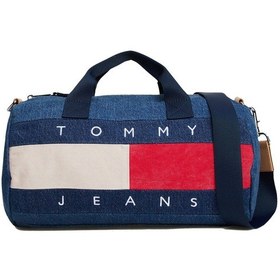 Resim Tommy Hilfiger Kadın Spor Çantası Aw0aw182141af Denim 