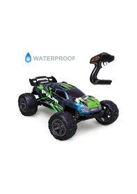 Resim Elektrikli Rc 1:8 Ölçek Servo Motor Süspansiyonlu Arazi Aracı Spor Araç 85 Km Hız Rc Araç - Yeşil 