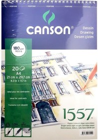 Resim Canson 1557 Desen Çizim Defteri 180Gr. 20 Yaprak. A4 