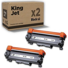 Resim Kingjet Brother Uyumlu Tn750 Standart Kapasiteli 2'li Paket Muadil Toner Hl-6180dw 