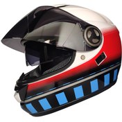 Resim Free- M 913 Tesseract Güneş Vizörlü Kapalı Kask Siyah Camlı 