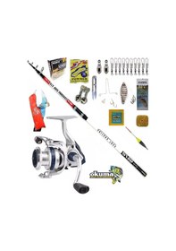Resim Shark 6000 420cm 100-200gr Camarro Surf Profesyonel Sazan Kıyı Olta Takımı Seti 