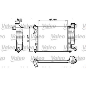 Resim VALEO 732534 Radyator Su Klimasiz Mekanik ( Peugeot : 306 1.4 1.6 1.8 7 / Citroen : Xsara 1.4 1.6 1.8 ) 133051 (WC648171) 