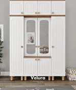 Resim Rana 10 Kapaklı Portmanto Beyaz 