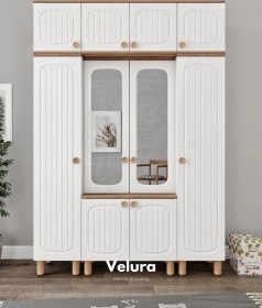 Resim Rana 10 Kapaklı Portmanto Beyaz 